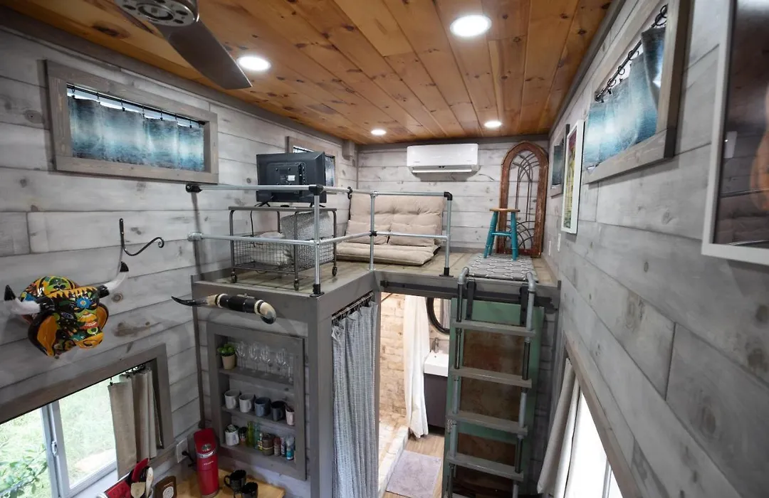 Stunning Modern Tiny Home With Grill-1